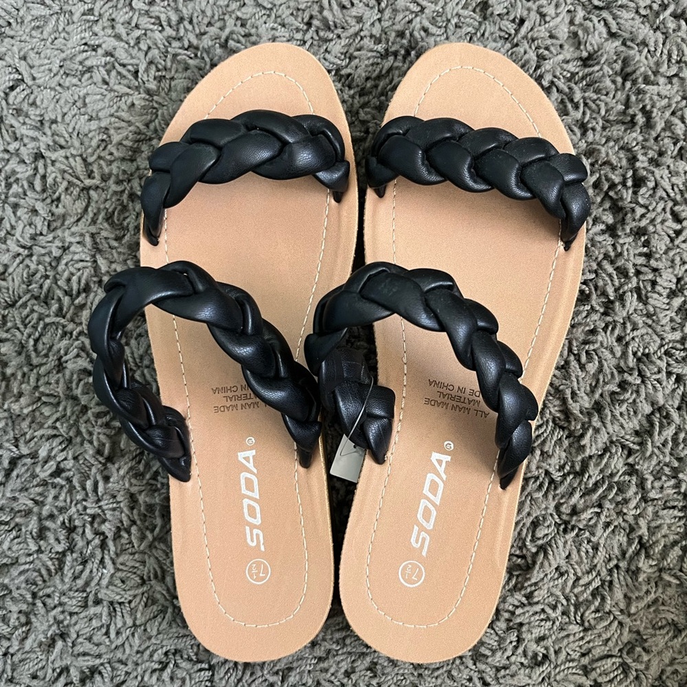 Brand New black sandals